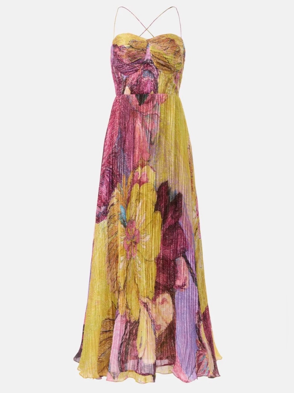 Saaksha & Kinni Kiara Dress vibrant special occasion dress size medium. - Picture 3 of 11